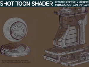 Toon Shader for Keyshot 3D Model