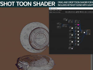 Toon Shader for Keyshot 3D Model