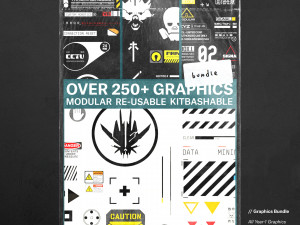 Ultimate Sci-fi Decals Bundle CG 텍스쳐