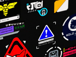 &Uuml;st&uuml;n Bilim Kurgu &Ccedil;ıkartmaları Paketi CG Dokuları