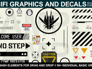 Ultimate Sci-fi Decals Bundle CG Dokuları