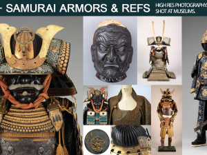Reference Pack - Samurai Armors CG Textures