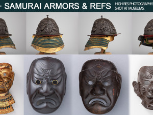 Reference Pack - Samurai Armors CG 텍스쳐