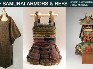 Reference Pack - Samurai Armors CG Textures