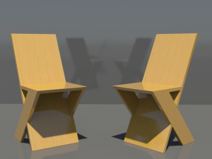 wood adapted design 3D Model