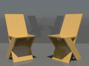 wood adapted design 3D Model