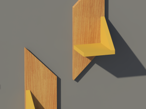 wood adapted design 3D Model