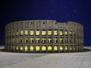 Roma-Kolosseum 3D Modell