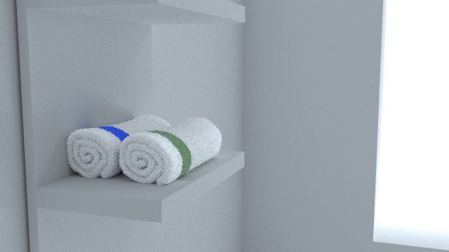 bath towel 3D 模型 .c4d .max .obj .3ds .fbx .stl .blend 