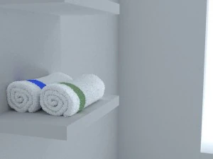 स्नान तौलिया 3D मॉडल