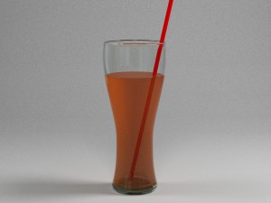 orange juice 3D 모델