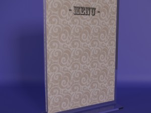 tabletop menu display 3D Model