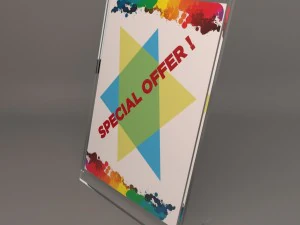 Tischschildhalter 3D Modell