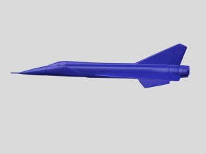 dassault mach 3 fighter md75 1 3D 打印模型