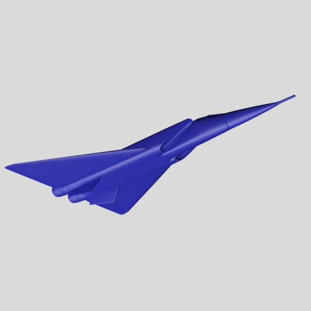 dassault mach 3 fighter md75 1 3D 打印模型 .c4d .max .obj .3ds .fbx .stl .blend 