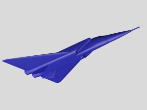 dassault mach 3 fighter md75 1 3D-printmodel