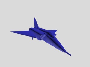 dassault mach 3 fighter md75 1 3D 打印模型