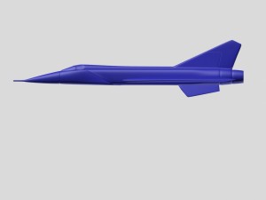 dassault mach 3 fighter md75 1 3D 打印模型