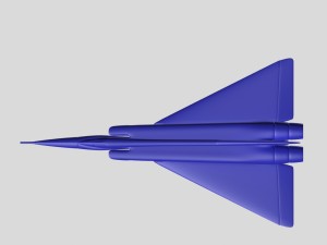 dassault mach 3 fighter md75 1 3D 打印模型