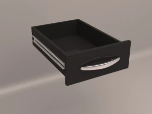 escrivaninha com arquivo rolante Modelo 3D