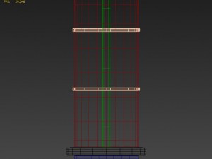simple pharmacy display gondola 3D Model