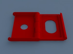 compact card holder - 3d printed model 3D-printmodel