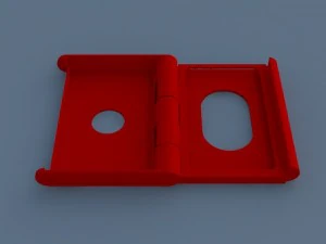 compact card holder - 3d printed model 3D Print Model