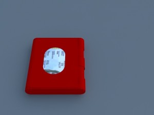 compact card holder - 3d printed model 3D-printmodel