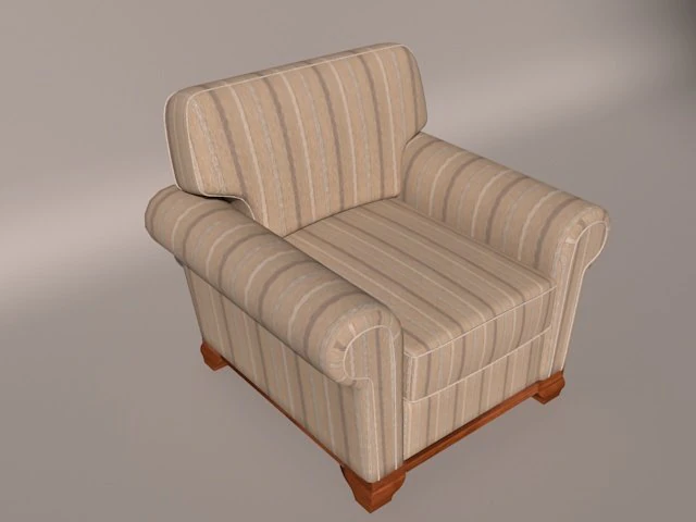 poltrona modelo ingl&ecirc;s - sillon modelo ingl&ecirc;s Modelo 3D .c4d .max .obj .3ds .fbx .stl .blend 
