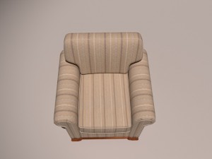 armchair model english - sillon modelo ingles Modelo 3D