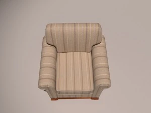 poltrona modelo ingl&ecirc;s - sillon modelo ingl&ecirc;s Modelo 3D