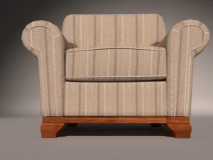 poltrona modelo ingl&ecirc;s - sillon modelo ingl&ecirc;s Modelo 3D