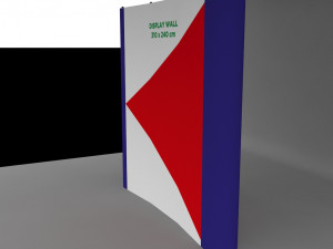 banner wall display 3D Model