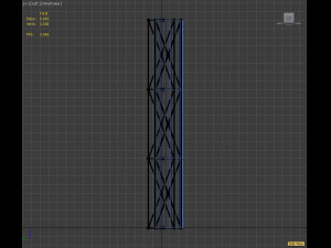 banner wall display Modello 3D
