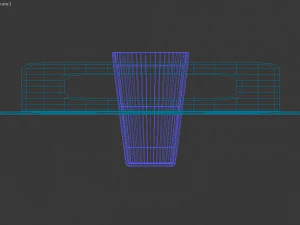 bandeja de acr&iacute;lico para copos pl&aacute;sticos de 12 on&ccedil;as Modelo 3D