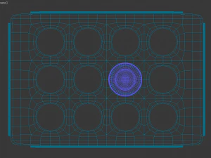 bandeja de acr&iacute;lico para copos pl&aacute;sticos de 12 on&ccedil;as Modelo 3D