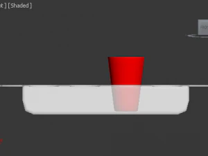 bandeja de acr&iacute;lico para copos pl&aacute;sticos de 12 on&ccedil;as Modelo 3D