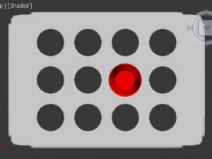 bandeja de acr&iacute;lico para copos pl&aacute;sticos de 12 on&ccedil;as Modelo 3D