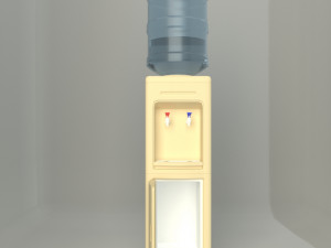 Water Dispenser with cabinet Modelo 3D