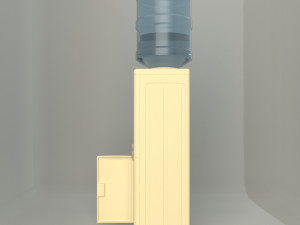 Water Dispenser with cabinet Modelo 3D