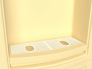 Dispensador de agua con gabinete Modelo 3D