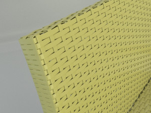 Terrace Chair of Natural Rattan Modelo 3D