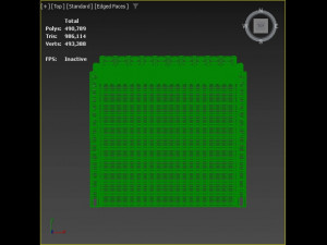 Terrace Chair of Natural Rattan Modelo 3D
