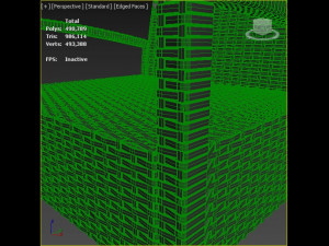 Terrace Chair of Natural Rattan Modelo 3D