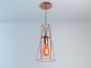 Pack of lamps with vintage bulb Modelo 3D