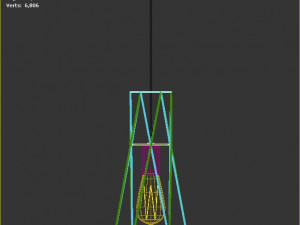Pack of lamps with vintage bulb Modelo 3D
