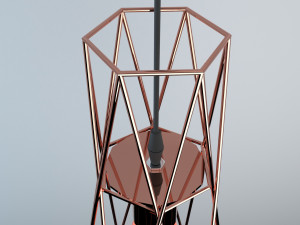 Pack of lamps with vintage bulb Modelo 3D