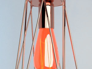 Pack of lamps with vintage bulb 3D Model