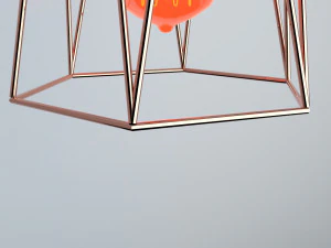 Pack of lamps with vintage bulb 3D Model