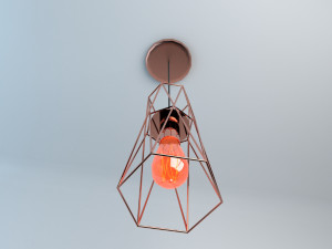 Pack of lamps with vintage bulb Modelo 3D